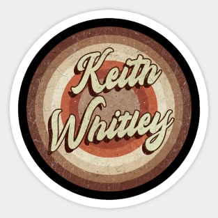 Vintage brown exclusive - Keith Whitley Sticker